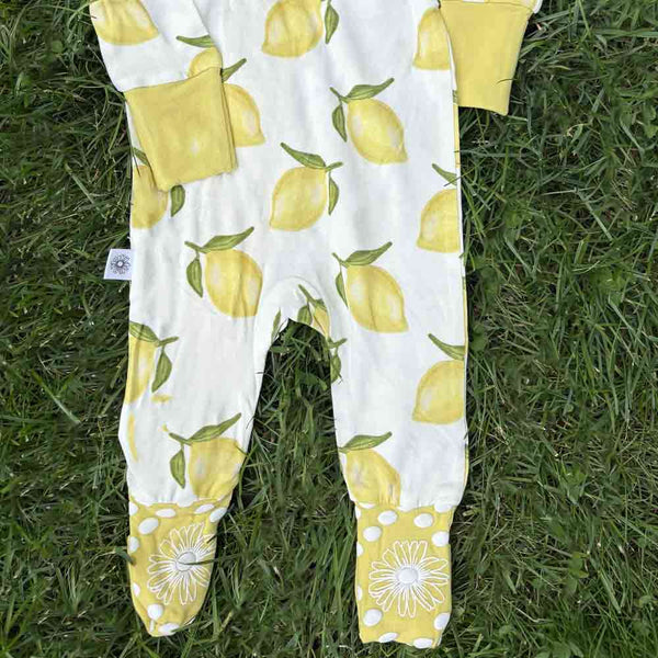 Lemon Bamboo Onesie
