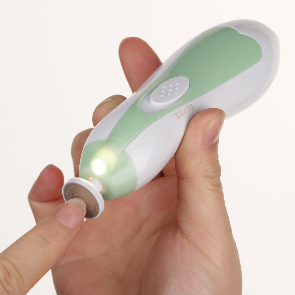 Haakaa Baby Nail Care Set - Meadow: Safe nail clippers for infants, featuring gentle design and vibrant colors.