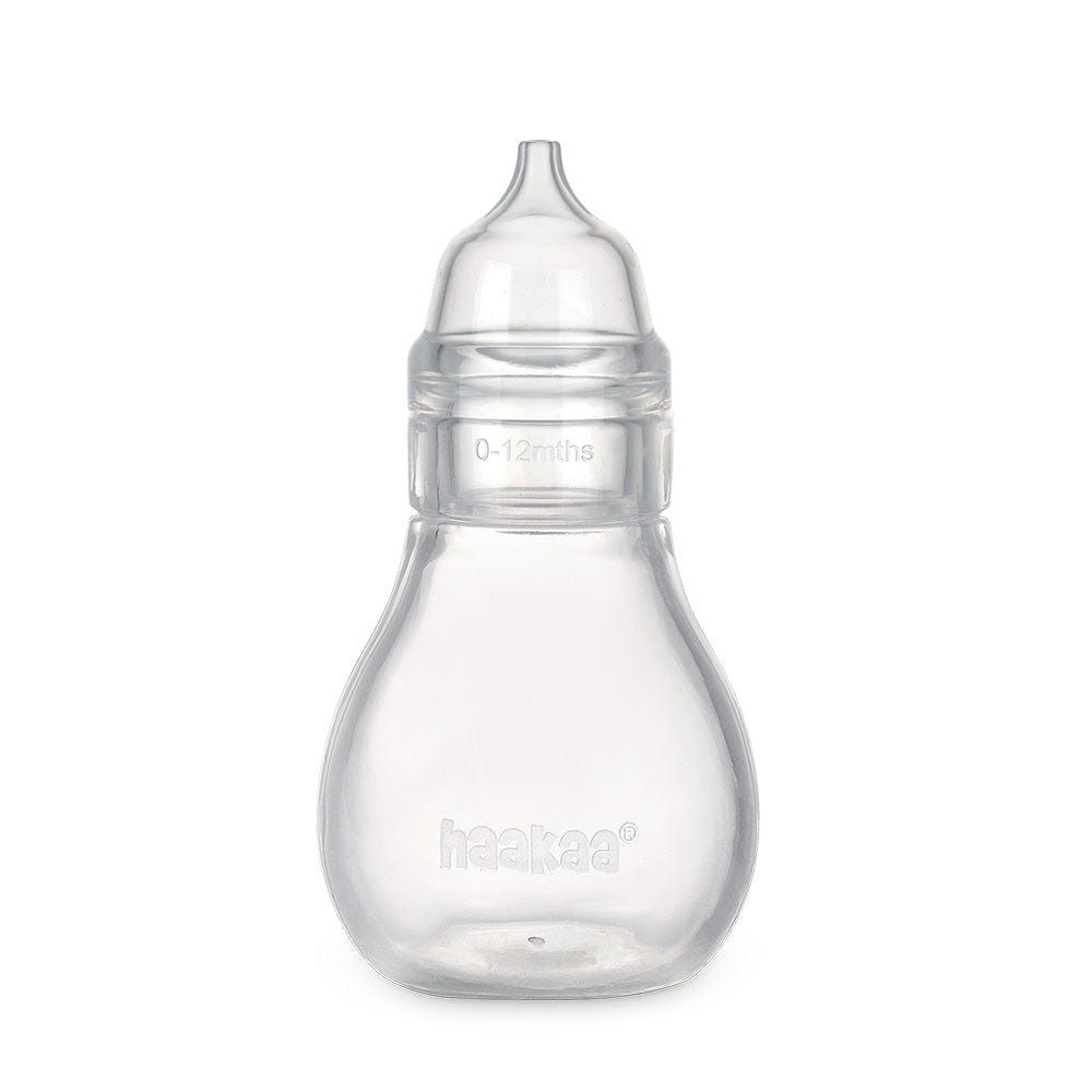 Haakaa Easy-Squeezy Silicone Bulb Syringe for babies, perfect feeding utensil for safe and easy feeding (0m+).