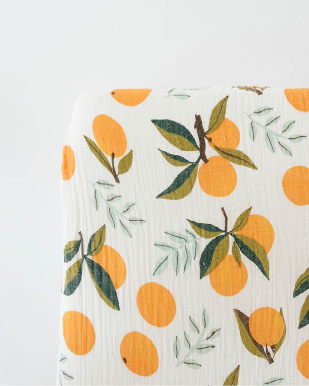 Clementine Crib Sheet - MOOGCO Baby