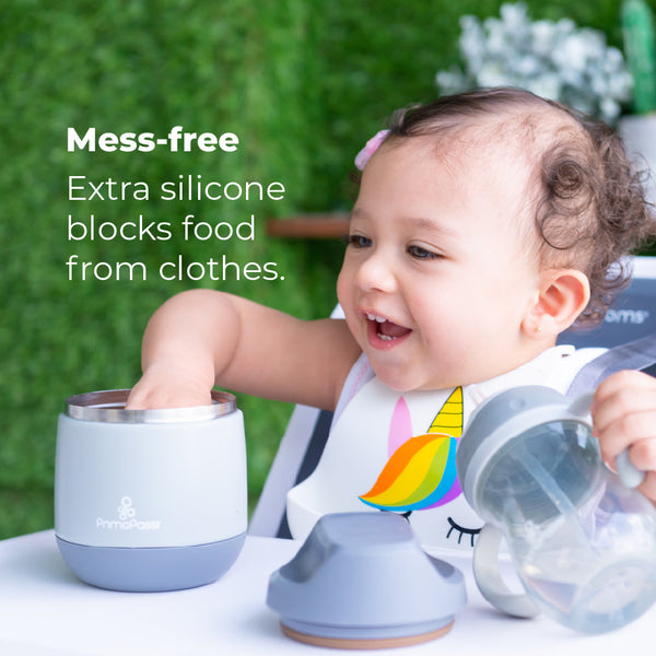 Primo Passi Silicone Baby Bib, Unicorn