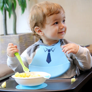 Primo Passi Silicone Spoon 4PK in Blue & Green