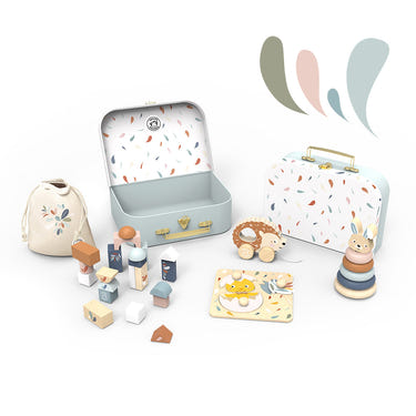My First Toy Box - colorful early learning toy storage for babies and toddlers.