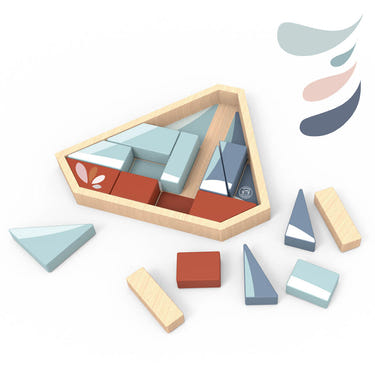 Colorful boat block puzzle for babies, promoting early learning and cognitive development.