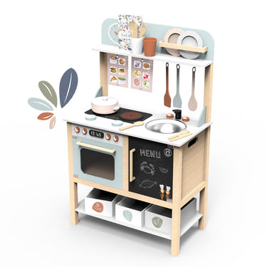 "Kitchen Party role play set for babies, featuring colorful utensils and accessories for imaginative play."
