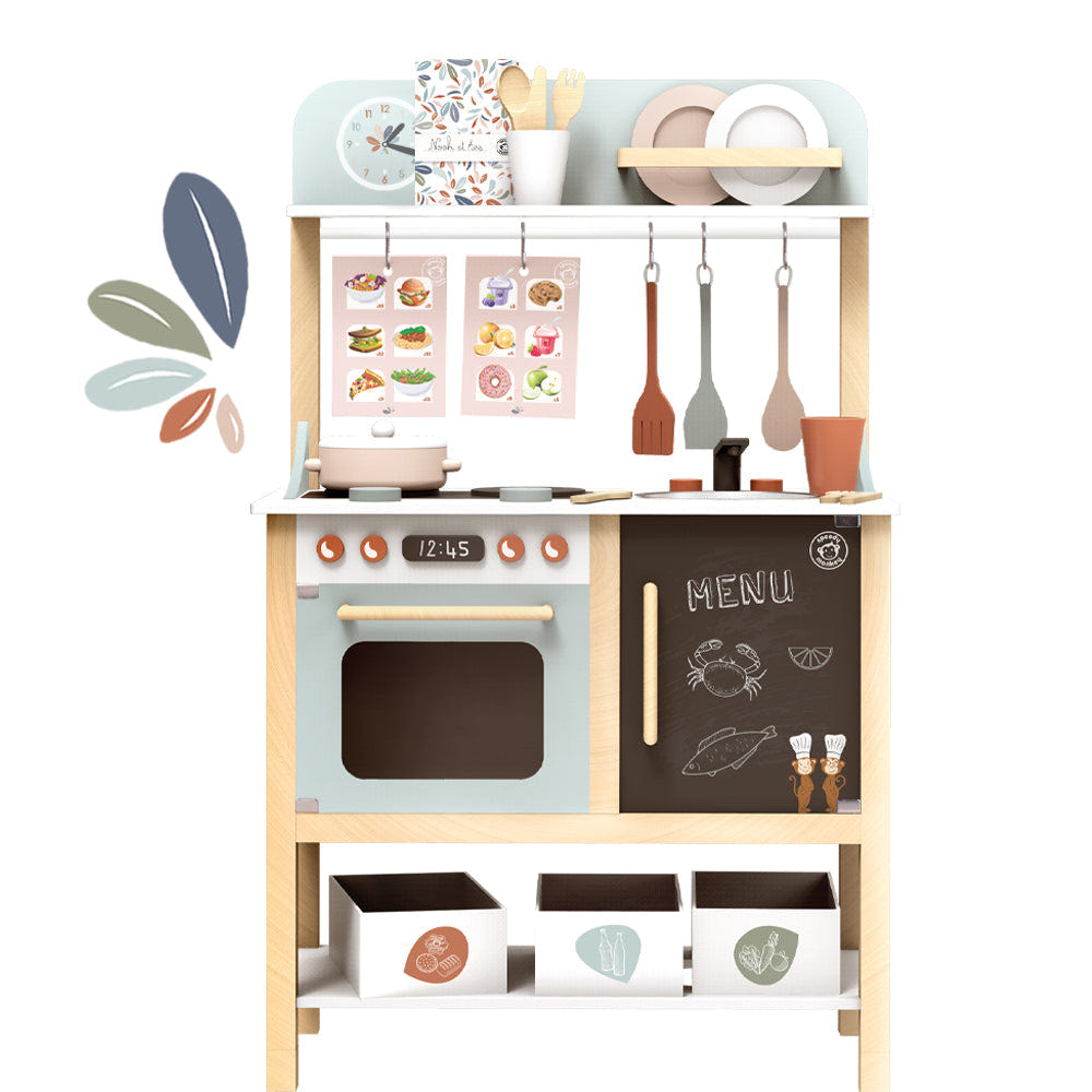 "Kitchen Party role play set for babies, featuring colorful utensils and accessories for imaginative play."