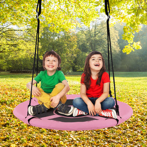 2-in-1 40-inch kids hanging chair swing tent set for fun and relaxation in playrooms or outdoors.