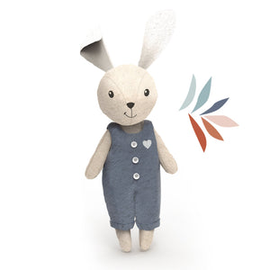Speedy Monkey Rabbit Family dolls multicolor 4-piece