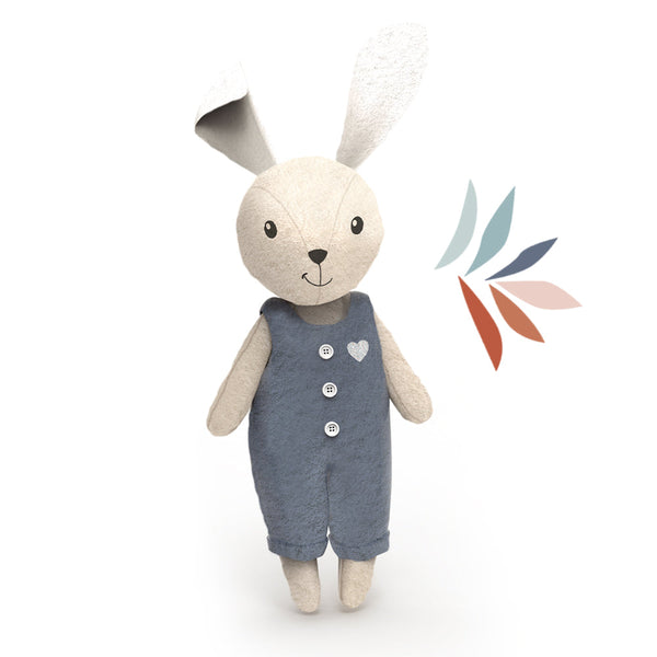 Speedy Monkey Rabbit Family dolls multicolor 4-piece