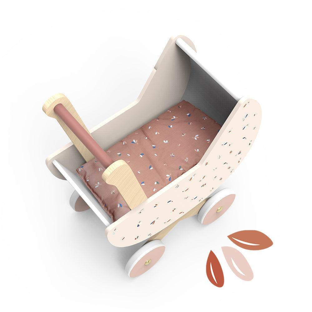 "Stylish doll pram for kids, perfect for imaginative play and nurturing their favorite dolls."