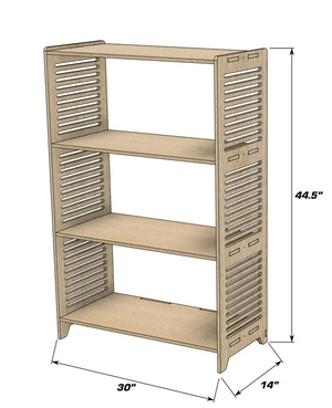 SPARROW- Large Toy Shelf