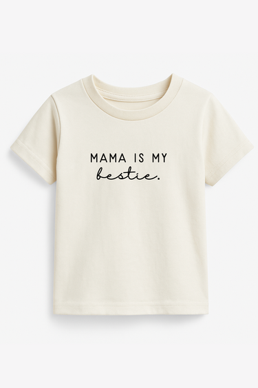 Mama Is My Bestie Organic Kids T-shirt