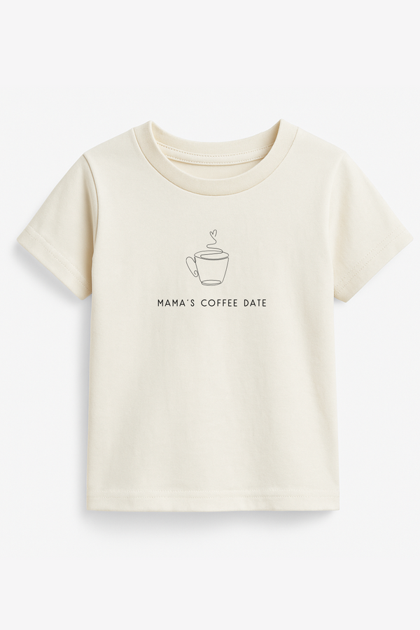 Mama's Coffee Date Organic Kids T-shirt