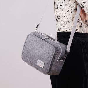 Stylish diaper changing bag in angle 4 view, perfect for on-the-go parents.
