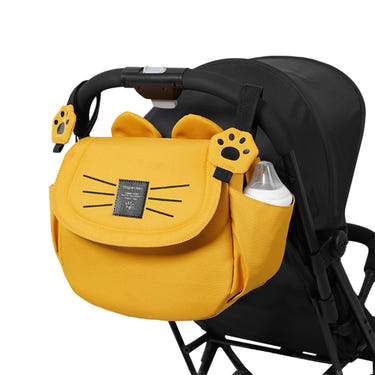 Kitty Paws Stroller Organizer - stylish and functional accessory for baby strollers, perfect for parents on the go.