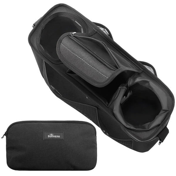 SUNVENO Stroller Organizer Bag with Detachable Parent Pouch, Dual Cup Holders, Adjustable Straps & Removable Shoulder Strap