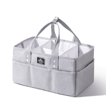 SUNVENO Diaper Caddy Organizer 12 Pockets Waterproof 36x24x18cm