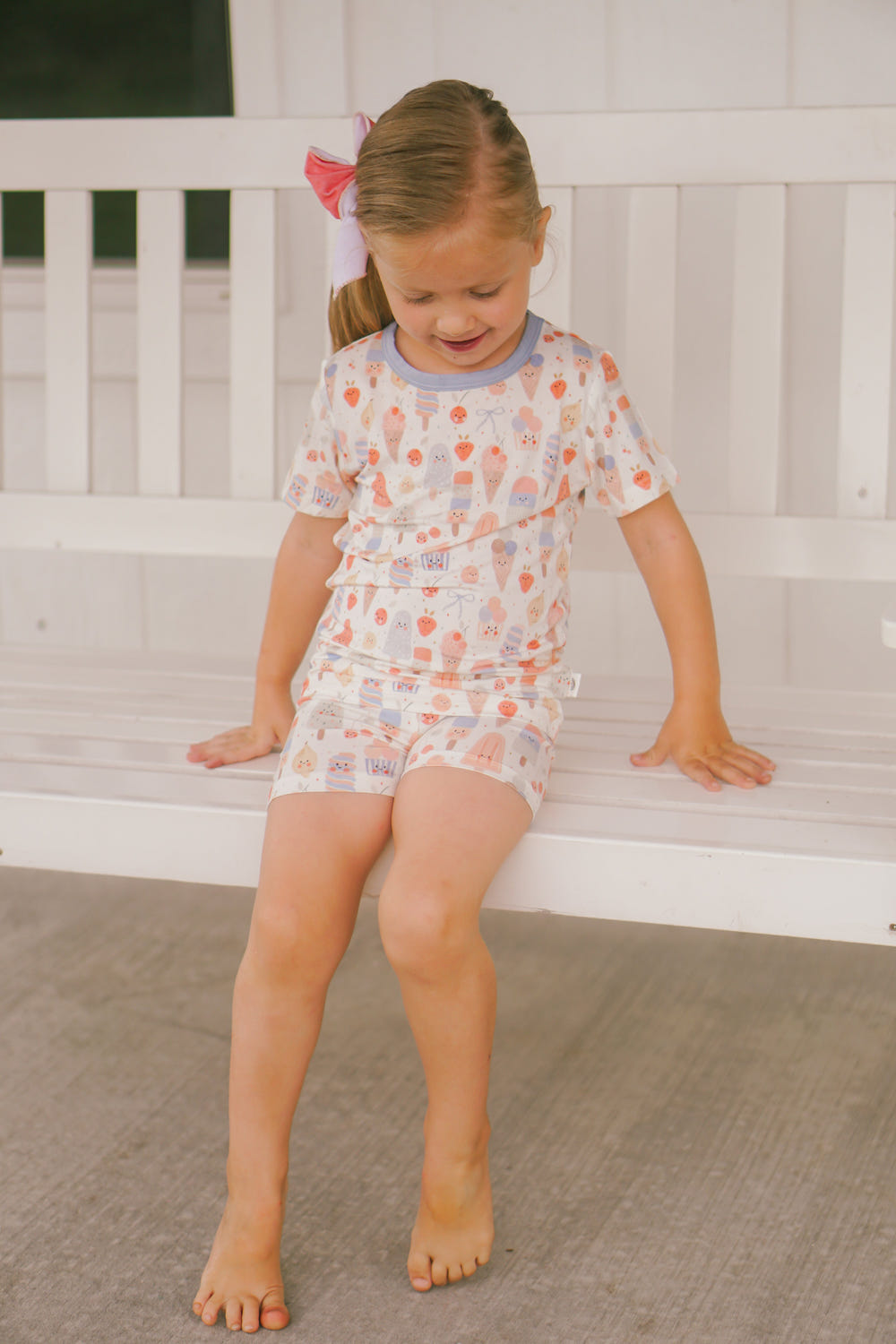 Sweet Summertime 2pc Bamboo Pajamas for babies, perfect for comfortable sleep and cozy nights.