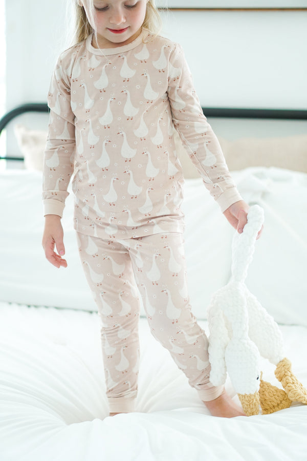 Silly Goose on the Loose 2pc Bamboo Pajamas