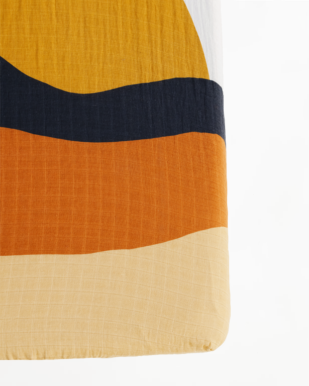 Sunset Crib Sheet - MOOGCO Baby