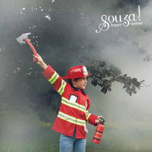 Fireman Costume Set for Children – Includes Accessories for Role-Play & Entertainment-sz 4-7 yrs