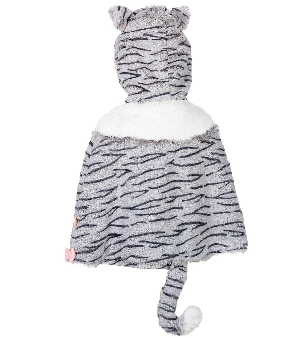 "Catia Cat Costume Cape for babies, size 2 yrs, perfect for carnival and festive dress-up."