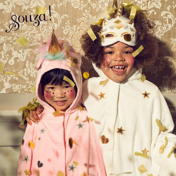 Unicorn Costume Cape for Kids (pink) - Carnival & Festive Use - sz 4-8 yrs