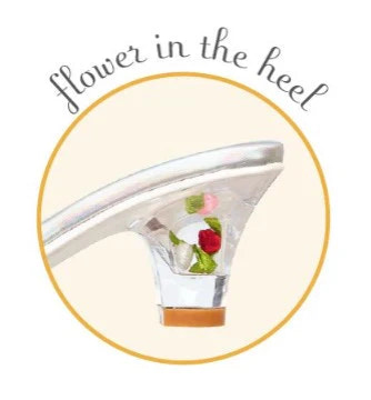 Slipper High-heel Mariona (silver) Costume Accessory for Kids - Carnival & Festive Use (3 sizes)