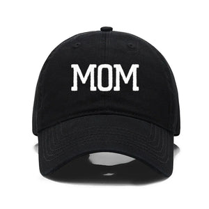 Embroidered Cotton Baseball Cap MOM and DAD