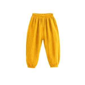 Summer long trousers for children multivariant