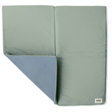 Sage + Breeze Organic Cotton Mat for babies, soft and eco-friendly play mat for safe and comfortable playtime.