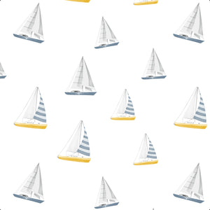 Sailing Away Swaddle Blanket