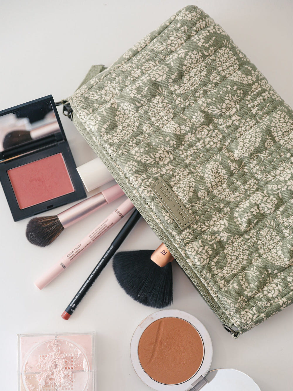 Sazan + JuJuBe 3-piece Pouch Clutch Purse Set - Paisley Floral - MOOGCO Baby