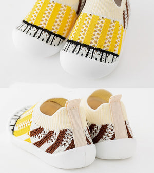 Baby First Walkers -  Yellow Stripes
