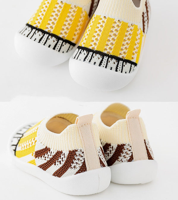 Baby First Walkers -  Yellow Stripes