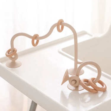 Wood and Silicone Toy Roller Coaster Set Multivariant - MOOGCO Baby