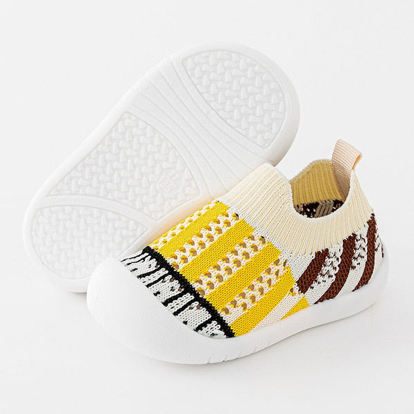 Baby First Walkers -  Yellow Stripes