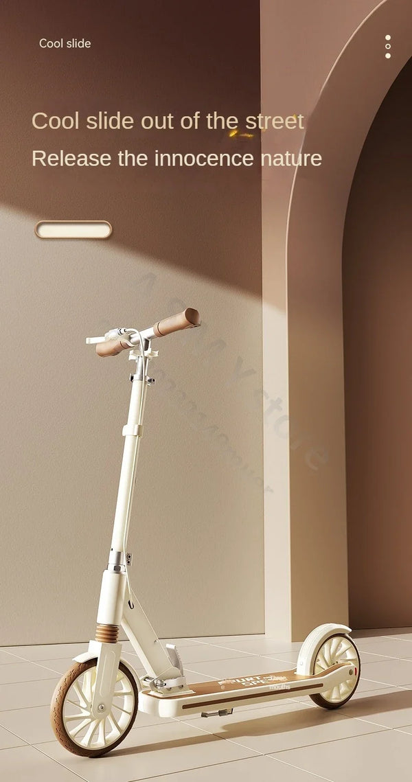 Foldable Kick Scooter for Kids & Adults – 2-Wheel Scooter