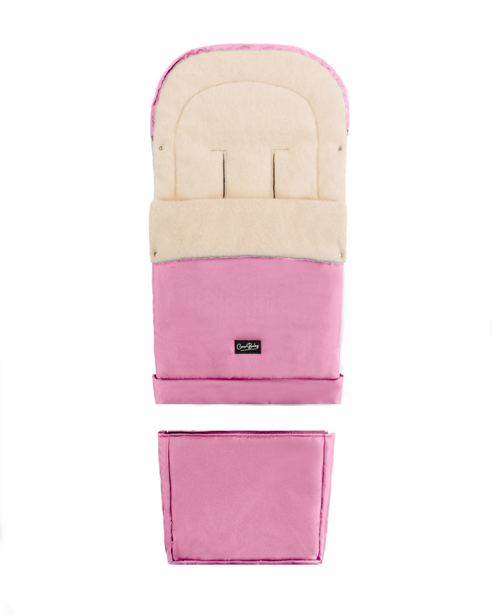 Barbie Pink Organic Wool Adjustable Footmuff
