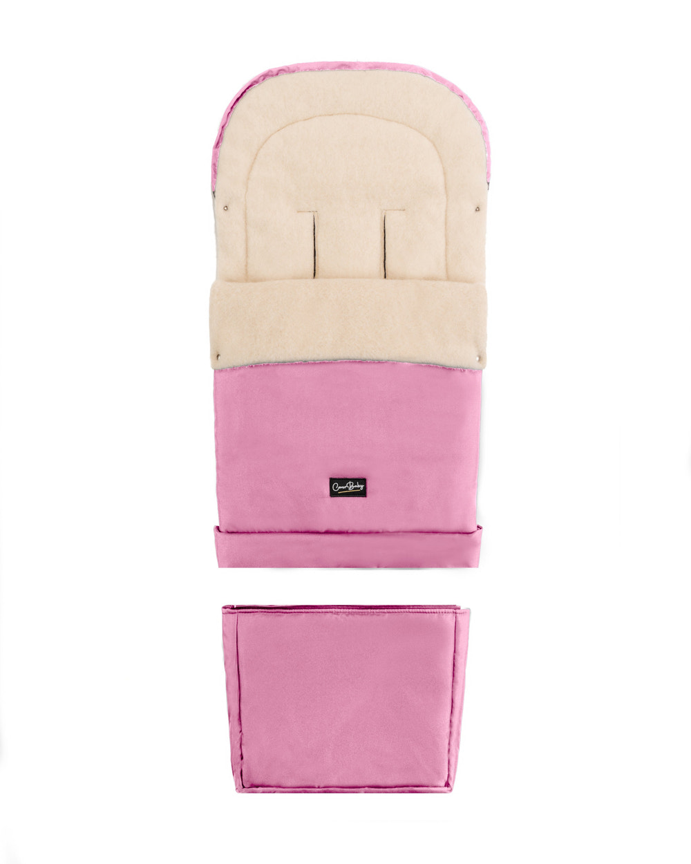 Barbie Pink Organic Wool Adjustable Footmuff