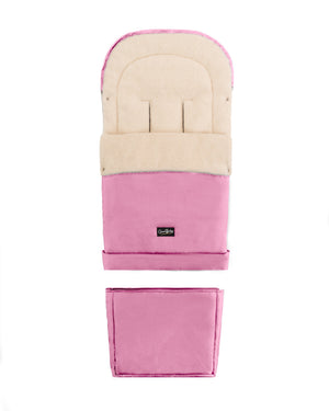 Barbie Pink Organic Wool Adjustable Footmuff