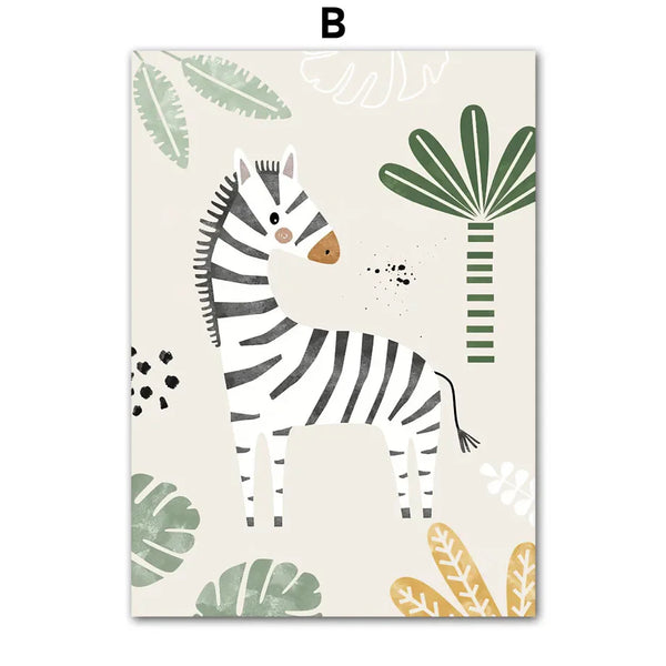 Decorative Picture "Jungle Animals" Multivariant
