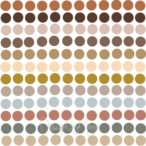 Abstract Desert Shapes - Fabric Nursery Wall Art Decals