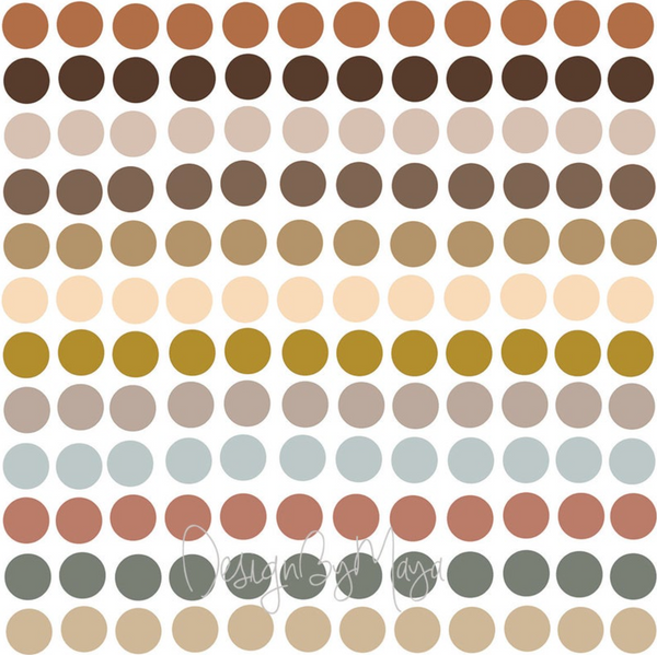 Abstract Desert Shapes - Fabric Nursery Wall Art Decals