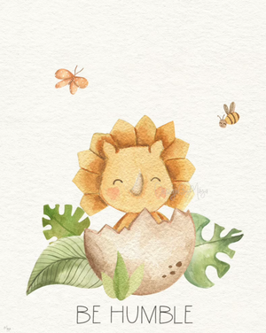 Baby Dinosaurs Set - Luster Paper Nursery Wall Art Prints