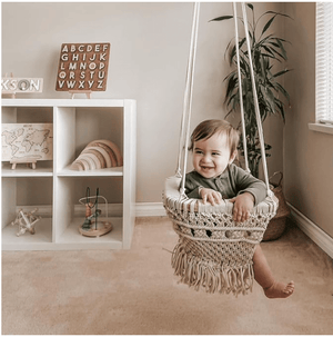 boho bundle - swing & toy basket