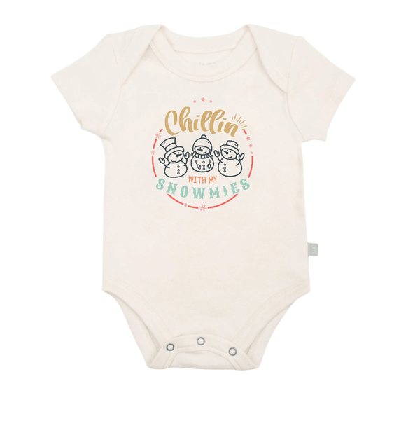 graphic bodysuit | chillin with my snowmies