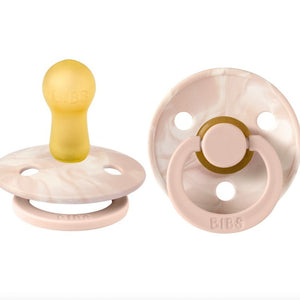 Latex Tie Dye Colour Pacifier - Size 1 (2-Pack) Blush/Ivory