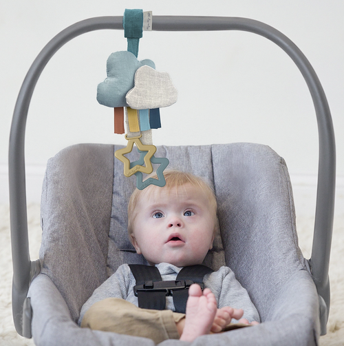 Bitzy Bespoke Ritzy Jingle Travel Toy - Cloud