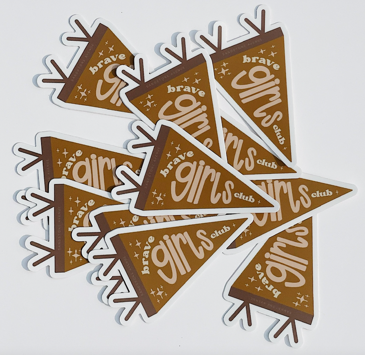"Brave Girls Club" Sticker